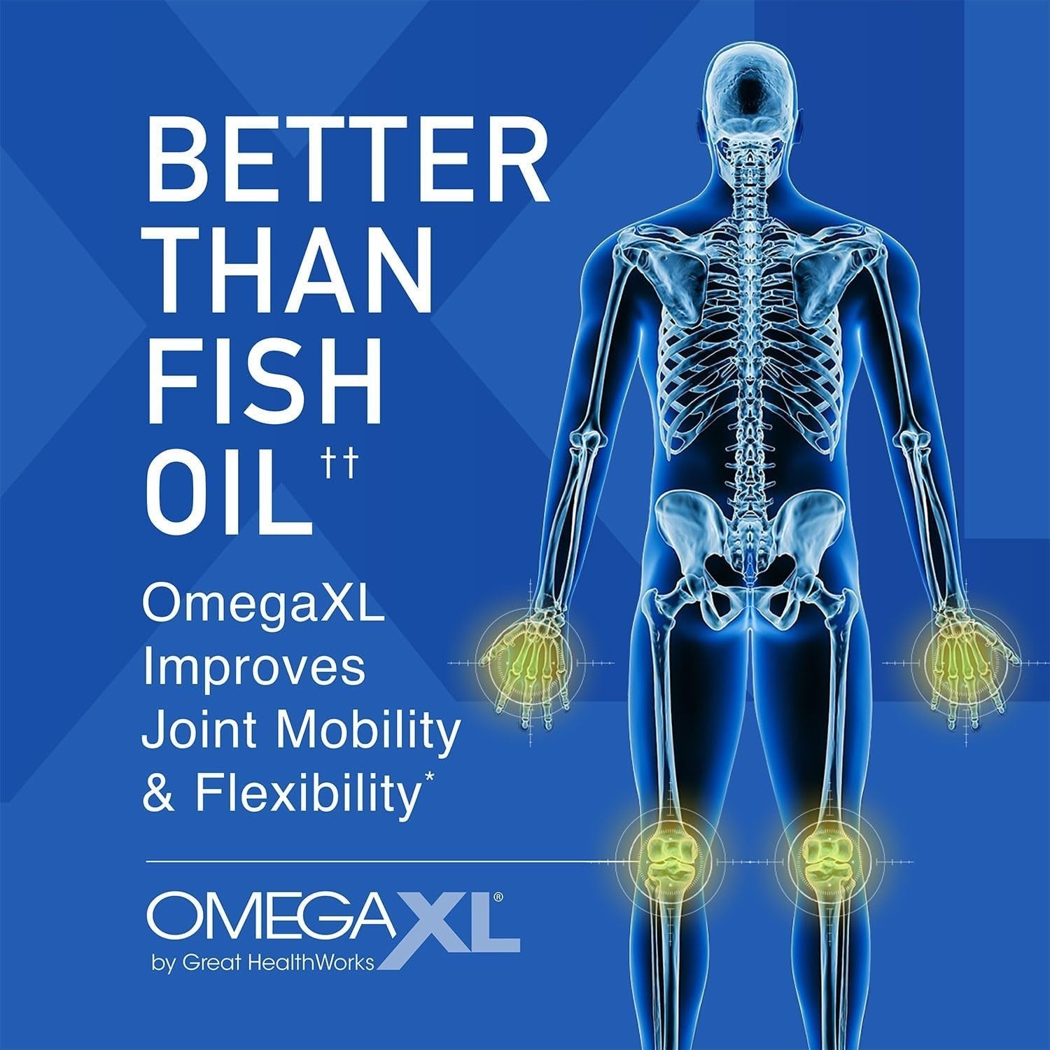 Omegaxl Joint Support Supplement - Natural Muscle 120 Count (Pack of 1)