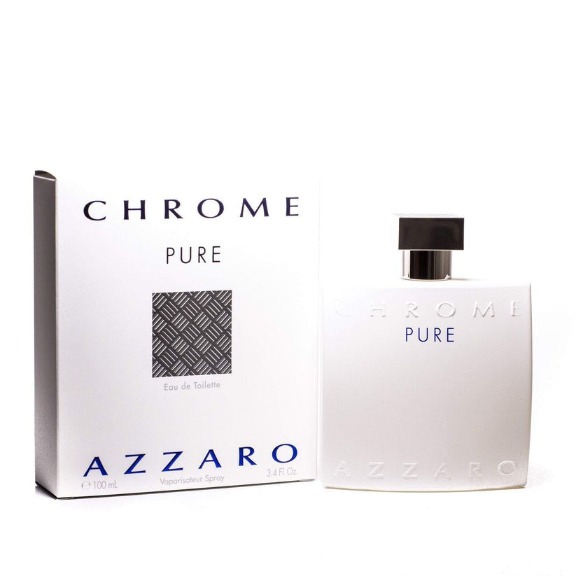 Azzaro Chrome Pure Cologne Eau De Toilette - For Men