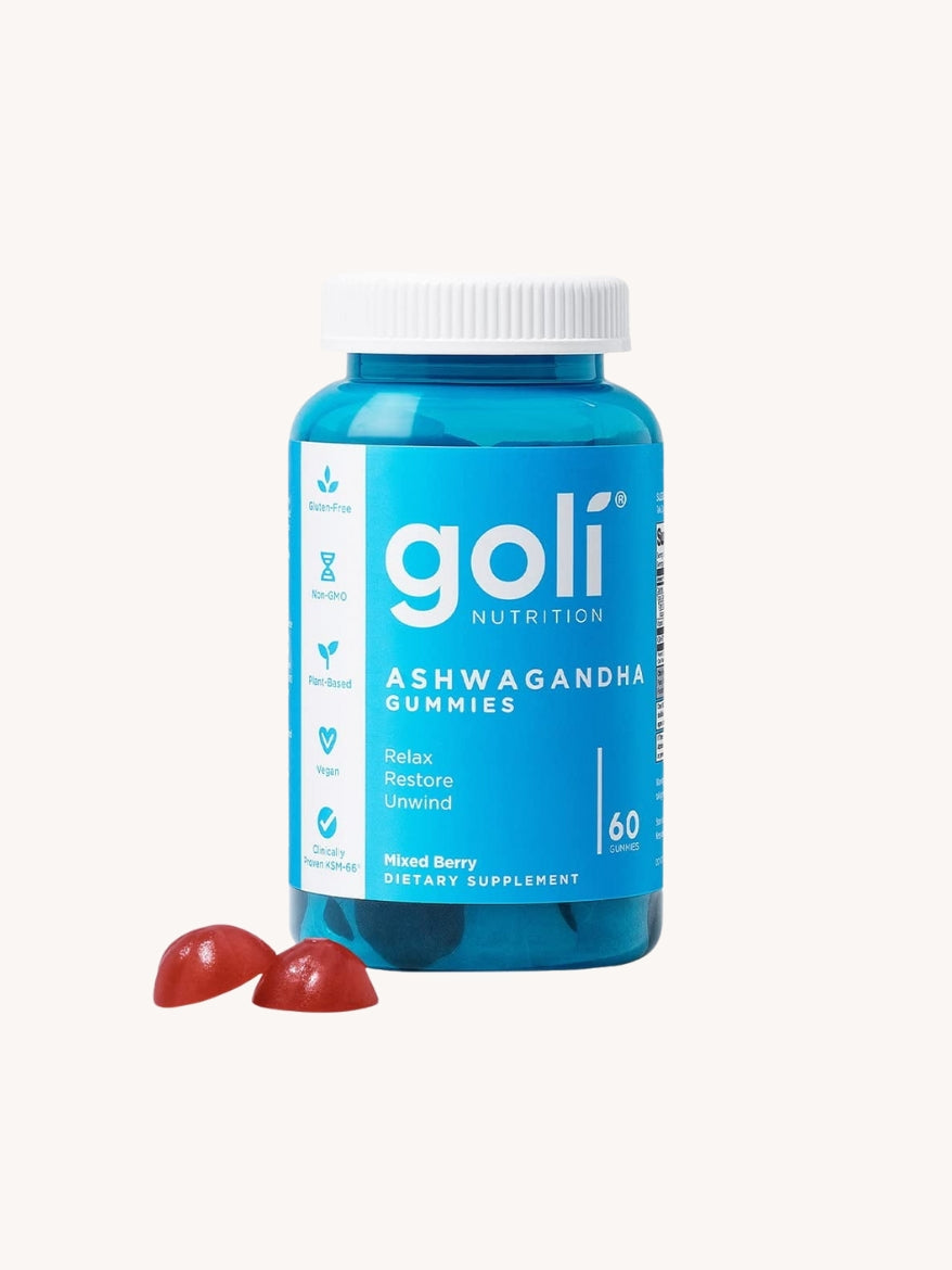 Goli Nutrition Ashwagandha Gummie Berry Flavor, 60 Count