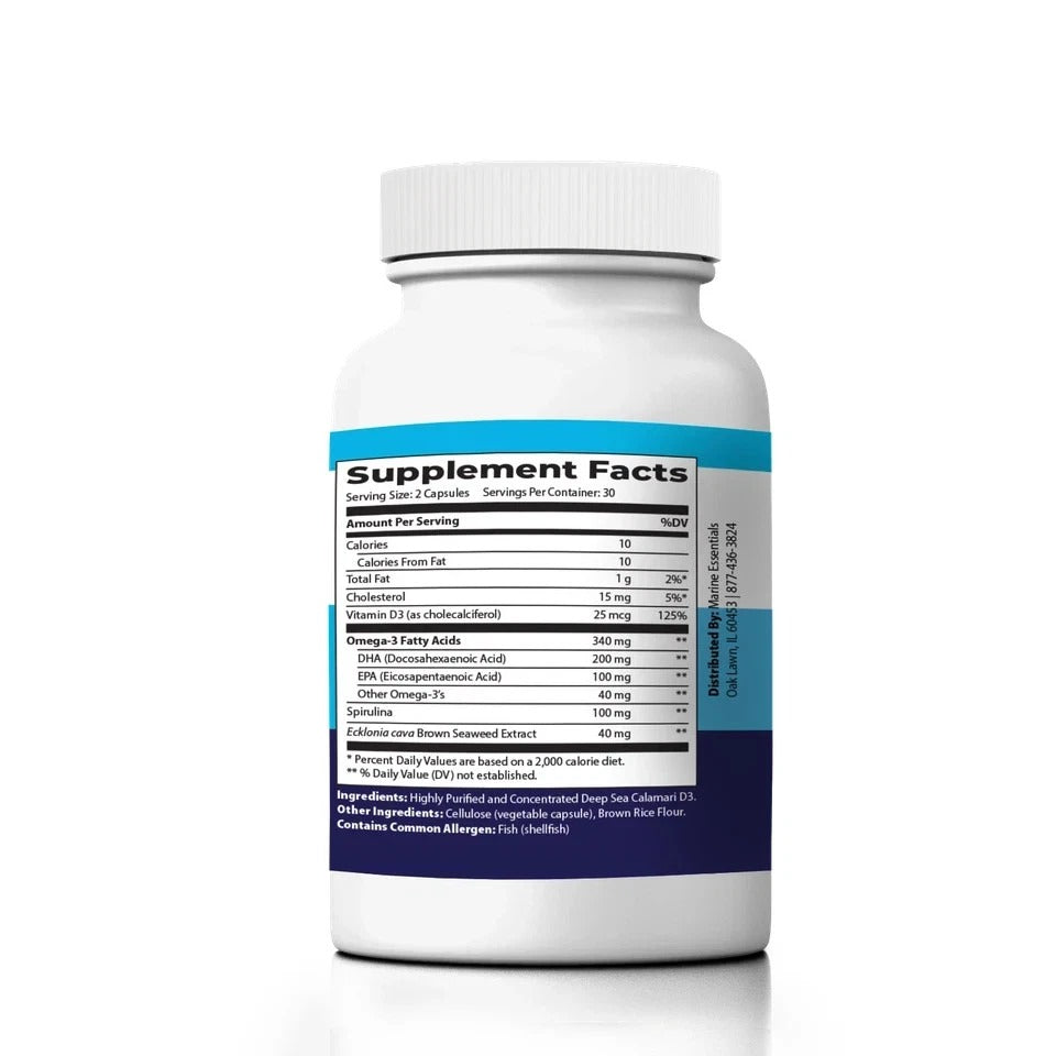 Marine Essentials | Marine-D3 | Anti-Aging (60 Capsules)