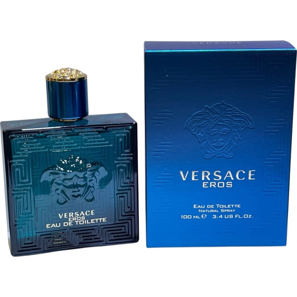 Versace EROS Eau De Toilette Spray 3.4oz (100 ml)