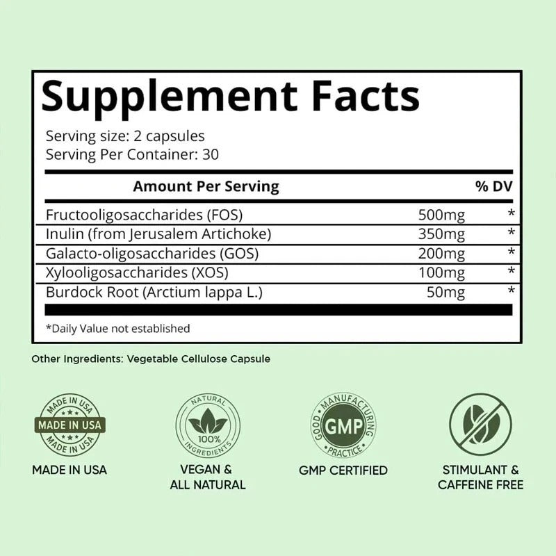 60 Capsules Previtalize Probiotic Element Food Capsules