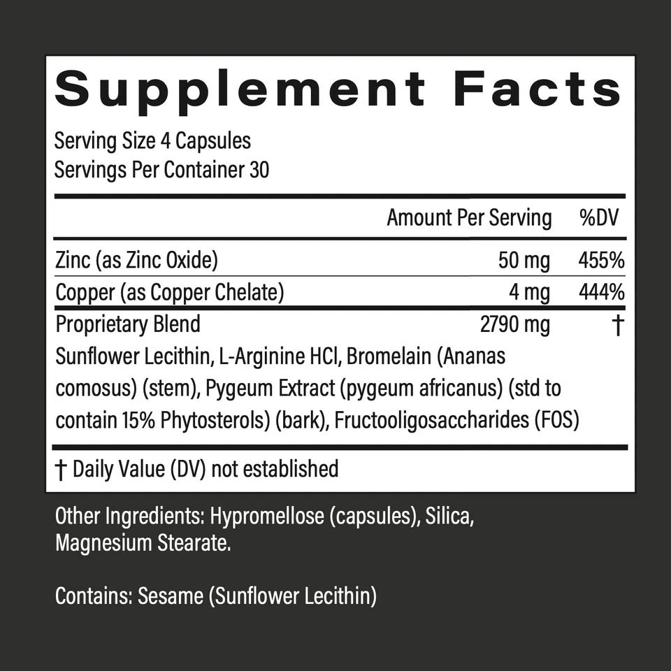 POPSTAR Semen Volume Supplement- 120 Capsules